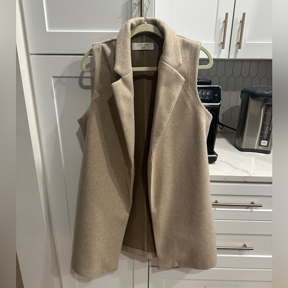 Love Tree Vest Cardigan Jacket size XL - Picture 1 of 4